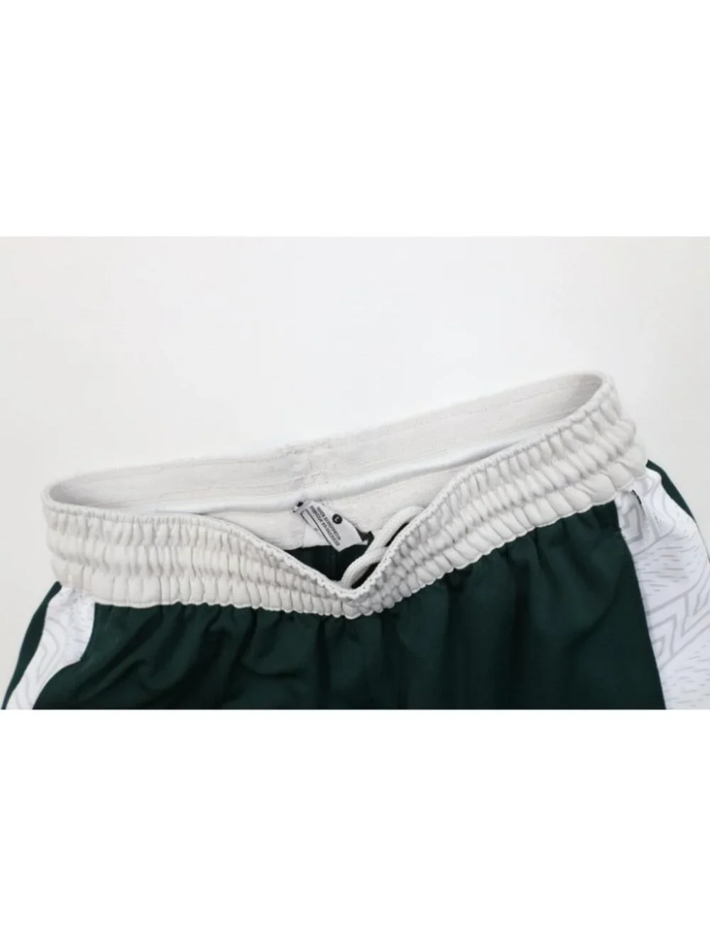 Nike Mens Large Molon Labe Michigan State University Basketball Shorts Green